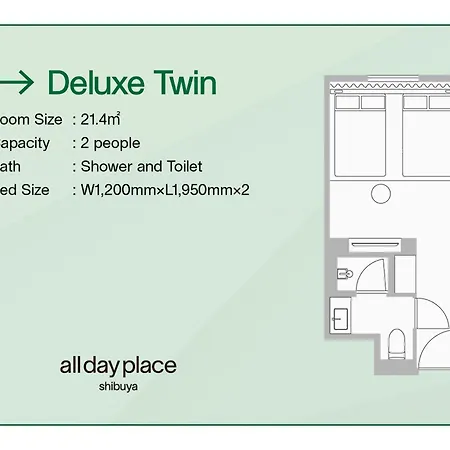 All Day Place Shibuya Tokyo Exterior photo