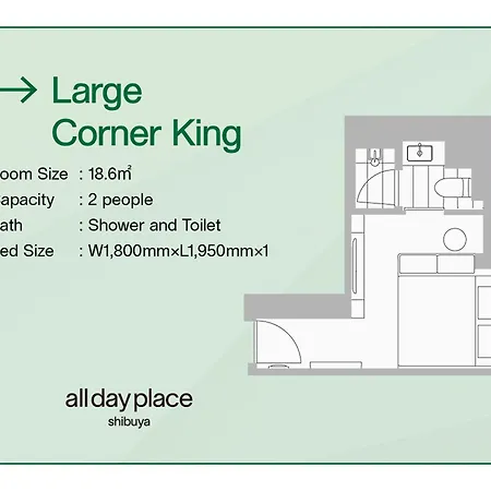 All Day Place Shibuya Tokyo Exterior photo